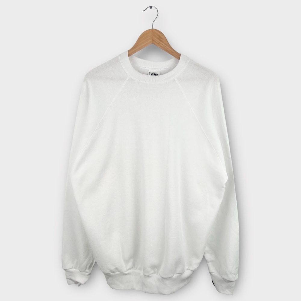 Tultex White Crewneck Sweatshirt
